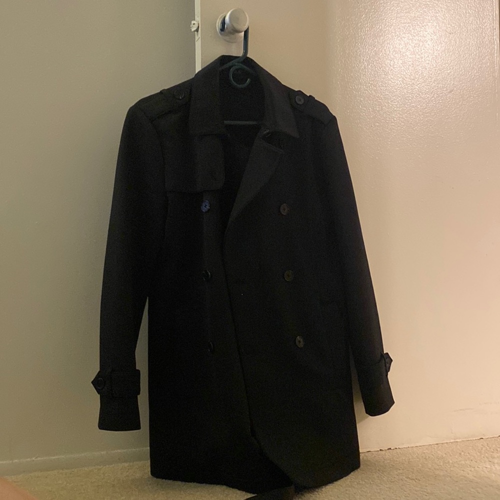 Zara Mens Black Coat
